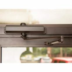 Global Door Controls Commercial Door Closer in Duronotic with Backcheck - Size 4 -Global Door Controls Shop browns tans global door controls door closers tc204 bc du 4f 1000