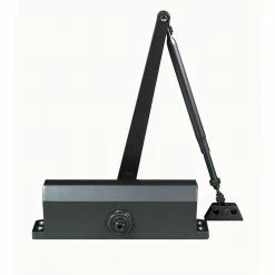 Global Door Controls Commercial Door Closer with Backcheck in Duronotic - Size 5