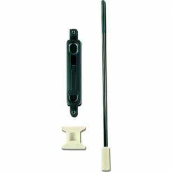 Global Door Controls 10 in. Flush Bolt with 1/8 in. Offset in Duronotic