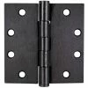 Global Door Controls 4.5 in. x 4.5 in. Oil Rubbed Bronze Plain Bearing Steel Hinge (Set of 3) -Global Door Controls Shop global door controls door hinges cp4545 us10b 3 64 1000