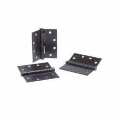 Global Door Controls 4.5 in. x 4.5 in. Oil-Rubbed Bronze Ball Bearing Hinge (Set of 3) 8 Global Door Controls 4.5 in. x 4.5 in. Oil-Rubbed Bronze Ball Bearing Hinge (Set of 3) -Global Door Controls Shop global door controls door hinges cp4545bb us10b 3 4f 1000