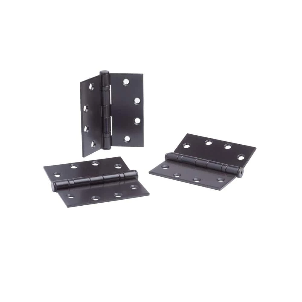 Global Door Controls 4.5 in. x 4.5 in. Oil-Rubbed Bronze Ball Bearing Hinge (Set of 3) 5 Global Door Controls 4.5 in. x 4.5 in. Oil-Rubbed Bronze Ball Bearing Hinge (Set of 3) - Image 3