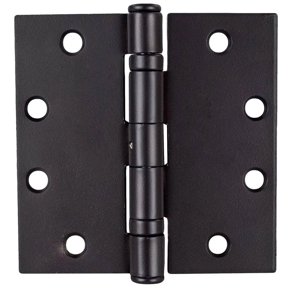 Global Door Controls 4.5 in. x 4.5 in. Oil-Rubbed Bronze Ball Bearing Non-Removable Pin Steel Hinge (Set of 3) 3 Global Door Controls 4.5 in. x 4.5 in. Oil-Rubbed Bronze Ball Bearing Non-Removable Pin Steel Hinge (Set of 3)