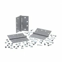 Global Door Controls 4.5 in. x 4.5 in. US Prime Ball Bearing Non-Removable Pin Steel Hinge (Set of 3) -Global Door Controls Shop global door controls door hinges cp4545bbnrp usp 3 1f 1000