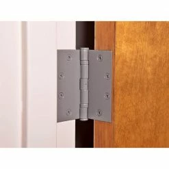 Global Door Controls 4.5 in. x 4.5 in. US Prime Ball Bearing Non-Removable Pin Steel Hinge (Set of 3) -Global Door Controls Shop global door controls door hinges cp4545bbnrp usp 3 31 1000