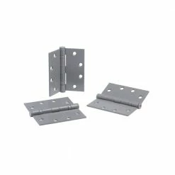 Global Door Controls 4.5 in. x 4.5 in. US Prime Ball Bearing Non-Removable Pin Steel Hinge (Set of 3) -Global Door Controls Shop global door controls door hinges cp4545bbnrp usp 3 4f 1000