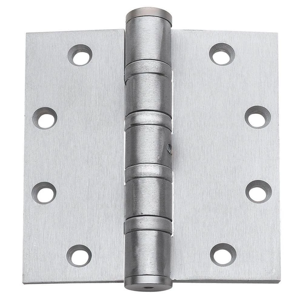 Global Door Controls 5.0 in. x 4.5 in. Satin Chrome Ball Bearing with Non-Removable Pin Heavy Weight Commercial Hinge (Set of 3) 3 Global Door Controls 5.0 in. x 4.5 in. Satin Chrome Ball Bearing with Non-Removable Pin Heavy Weight Commercial Hinge (Set of 3)