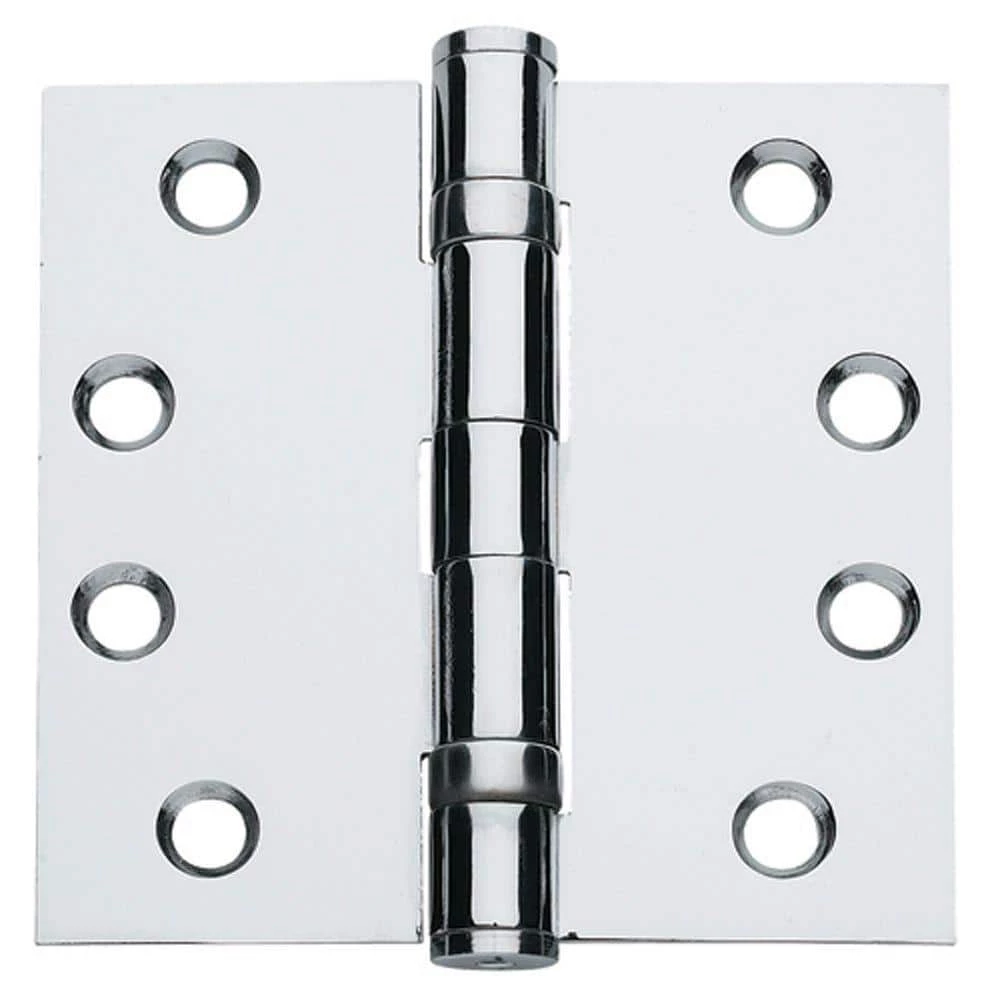 Global Door Controls 4.5 in. x 4.5 in. Satin Chrome Ball Bearing Non-Removable Pin Heavy Weight Commercial Hinge (Set of 3) 3 Global Door Controls 4.5 in. x 4.5 in. Satin Chrome Ball Bearing Non-Removable Pin Heavy Weight Commercial Hinge (Set of 3)