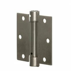 Global Door Controls 3.5 in. x 3.5 in. Satin Nickel Steel Spring Hinge (Set of 3) -Global Door Controls Shop global door controls door hinges cps3535 us15 3 40 1000