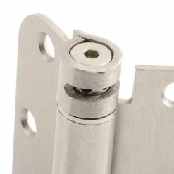 Global Door Controls 3.5 in. x 3.5 in. Satin Nickel Steel Spring Hinge with 5/8 in. Radius (Set of 2) -Global Door Controls Shop global door controls door hinges cps35355 8us15m 40 1000