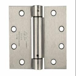 Global Door Controls 4.5 in. x 4.0 in. CPS Series Spring Hinge Satin Nickel Full Mortise Spring Hinge - (Set of 2)