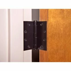 Global Door Controls 4.5 in. x 4.5 in. Oil Rubbed Bronze Steel Spring Hinge (Set of 3) -Global Door Controls Shop global door controls door hinges cps4545 10b 3 31 1000