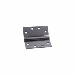 Global Door Controls 4.5 in. x 4.5 in. Oil Rubbed Bronze Steel Spring Hinge (Set of 3)