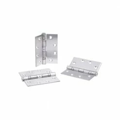 Global Door Controls CS Series Hinges 4.5 in. x 4 in. Commercial Full Mortise Ball Bearing NRP Hinges, Stainless Steel Finish -Global Door Controls Shop global door controls door hinges cs4540bbnrp 32d 4f 1000