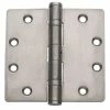 Global Door Controls 4.5 in. x 4 in. Ball Bearing Non-Removable Pin Stainless Steel Hinge with 5/32 in. Radius (Set of 3) 1 Global Door Controls 4.5 in. x 4 in. Ball Bearing Non-Removable Pin Stainless Steel Hinge with 5/32 in. Radius (Set of 3) -Global Door Controls Shop global door controls door hinges cs4540bbrnrp32d 3 64 1000