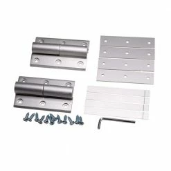 Global Door Controls Deluxe Aluminum Hinge Kit -Global Door Controls Shop global door controls door hinges th1100 hk1 al 1f 1000