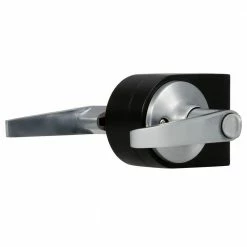 Global Door Controls Franklin Collection Modern Brushed Chrome Entry Door Handle with Lock -Global Door Controls Shop global door controls entry door handles gls53pdfra 626 40 1000