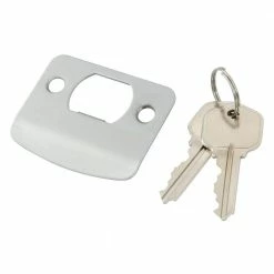 Global Door Controls Franklin Collection Modern Brushed Chrome Entry Door Handle with Lock -Global Door Controls Shop global door controls entry door handles gls53pdfra 626 a0 1000