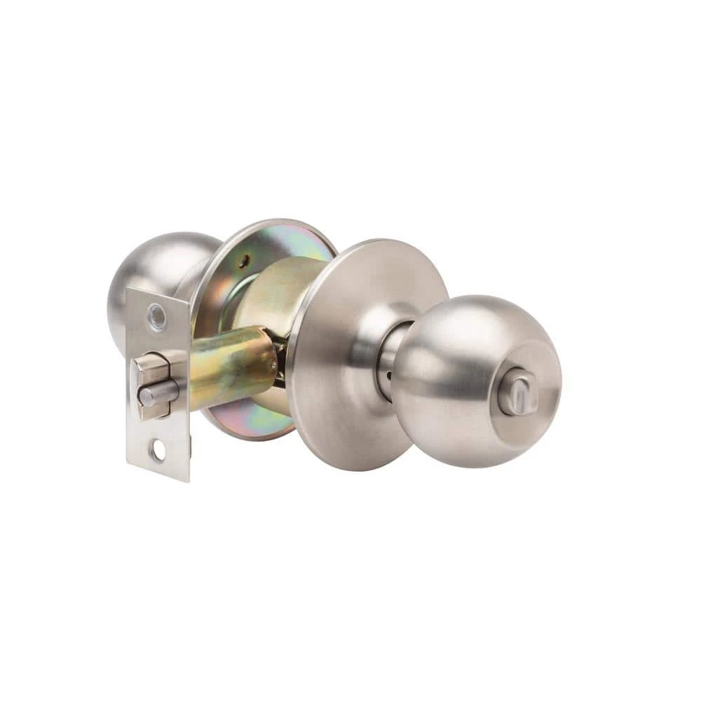 Global Door Controls GLC Series Brushed Chrome Grade 3 Commercial/Residential Entry Door Knob with Lock 6 Global Door Controls GLC Series Brushed Chrome Grade 3 Commercial/Residential Entry Door Knob with Lock - Image 4