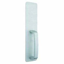 Global Door Controls Aluminum Dummy Handle Exit Device Trim