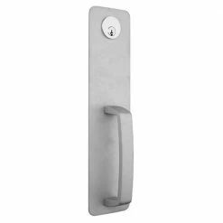 Global Door Controls Aluminum Night Latch Handle Exit Device Trim