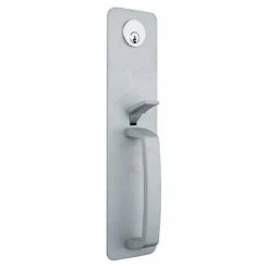 Global Door Controls Aluminum Keyed Entry Thumbpiece Handle Exit Device Trim