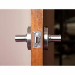 Global Door Controls Eiffel Series Standard Duty Brushed Chrome Commercial Cylindrical Passage Hall/Closet Door Handle with Clutch Function -Global Door Controls Shop global door controls passage door handles gal 1110l r 626 44 1000