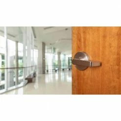 Global Door Controls Eiffel Series Standard Duty Brushed Chrome Commercial Cylindrical Passage Hall/Closet Door Handle with Clutch Function -Global Door Controls Shop global door controls passage door handles gal 1110l r 626 fa 1000