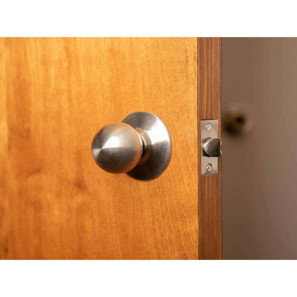 Global Door Controls GLC Series Brushed Chrome Grade 3 Commercial/Residential Passage Door Knob 7 Global Door Controls GLC Series Brushed Chrome Grade 3 Commercial/Residential Passage Door Knob - Image 5
