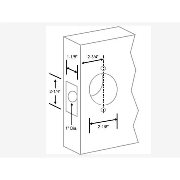 Global Door Controls Pisa Series Standard Duty Brushed Chrome Commercial Cylindrical Privacy Bed/Bath Door Handle with Lock and Clutch 4 Global Door Controls Pisa Series Standard Duty Brushed Chrome Commercial Cylindrical Privacy Bed/Bath Door Handle with Lock and Clutch - Image 2