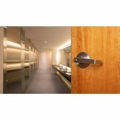 Global Door Controls GLC Series Brushed Chrome Grade 3 Commercial/Residential Privacy Door Handle with Lock -Global Door Controls Shop global door controls privacy door handles glc 5140l 626 31 1000