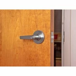 Global Door Controls GLC Series Brushed Chrome Grade 3 Commercial/Residential Privacy Door Handle with Lock -Global Door Controls Shop global door controls privacy door handles glc 5140l 626 44 1000