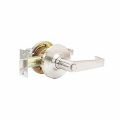 Global Door Controls GLC Series Brushed Chrome Grade 3 Commercial/Residential Privacy Door Handle with Lock -Global Door Controls Shop global door controls privacy door handles glc 5140l 626 c3 1000
