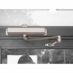 Global Door Controls Commercial Door Closer in Aluminum with Backcheck - Size 3 -Global Door Controls Shop metallics global door controls door closers tc203 bc al 4f 1000