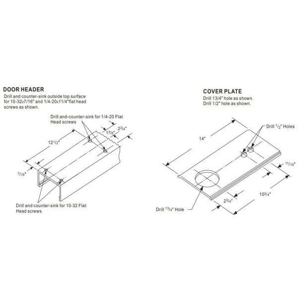 Global Door Controls Duronotic Overhead Concealed Light Duty Door Closer with 105-Degree Swing Radius 7 Global Door Controls Duronotic Overhead Concealed Light Duty Door Closer with 105-Degree Swing Radius - Image 5