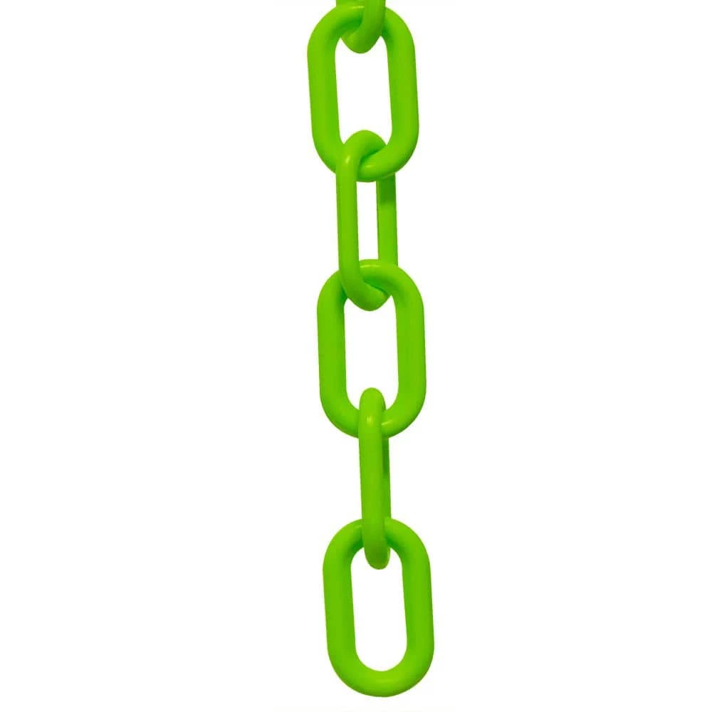 Mr. Chain 1 in. (#4, 25 mm) x 25 ft. Safety Green Plastic Chain 3 Mr. Chain 1 in. (#4, 25 mm) x 25 ft. Safety Green Plastic Chain