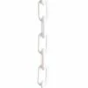 Mr. Chain 1.5 in. (#6, 38 mm) x 25 ft. White Plastic Chain -Global Door Controls Shop mr chain chain 30001 25 64 1000