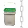 Mr. Chain 1.5 in. (#6, 38 mm) x 300 ft. Pail White Plastic Chain 2 Mr. Chain 1.5 in. (#6, 38 mm) x 300 ft. Pail White Plastic Chain -Global Door Controls Shop mr chain chain 30001 p 64 1000