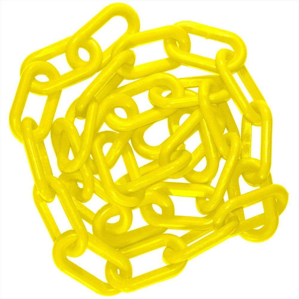 Mr. Chain 1.5 in. (#6, 38 mm) x 300 ft. Pail Yellow Plastic Chain 6 Mr. Chain 1.5 in. (#6, 38 mm) x 300 ft. Pail Yellow Plastic Chain - Image 4