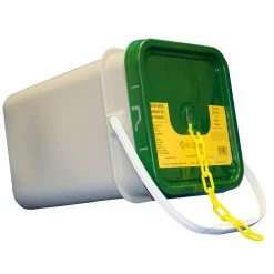 Mr. Chain 1.5 in. (#6, 38 mm) x 300 ft. Pail Yellow Plastic Chain