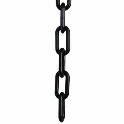Mr. Chain 1.5 in. (#6, 38 mm) x 25 ft. Black Plastic Chain