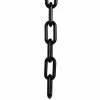Mr. Chain 1.5 in. (#6, 38 mm) x 50 ft. Black Plastic Chain -Global Door Controls Shop mr chain chain 30003 50 64 1000
