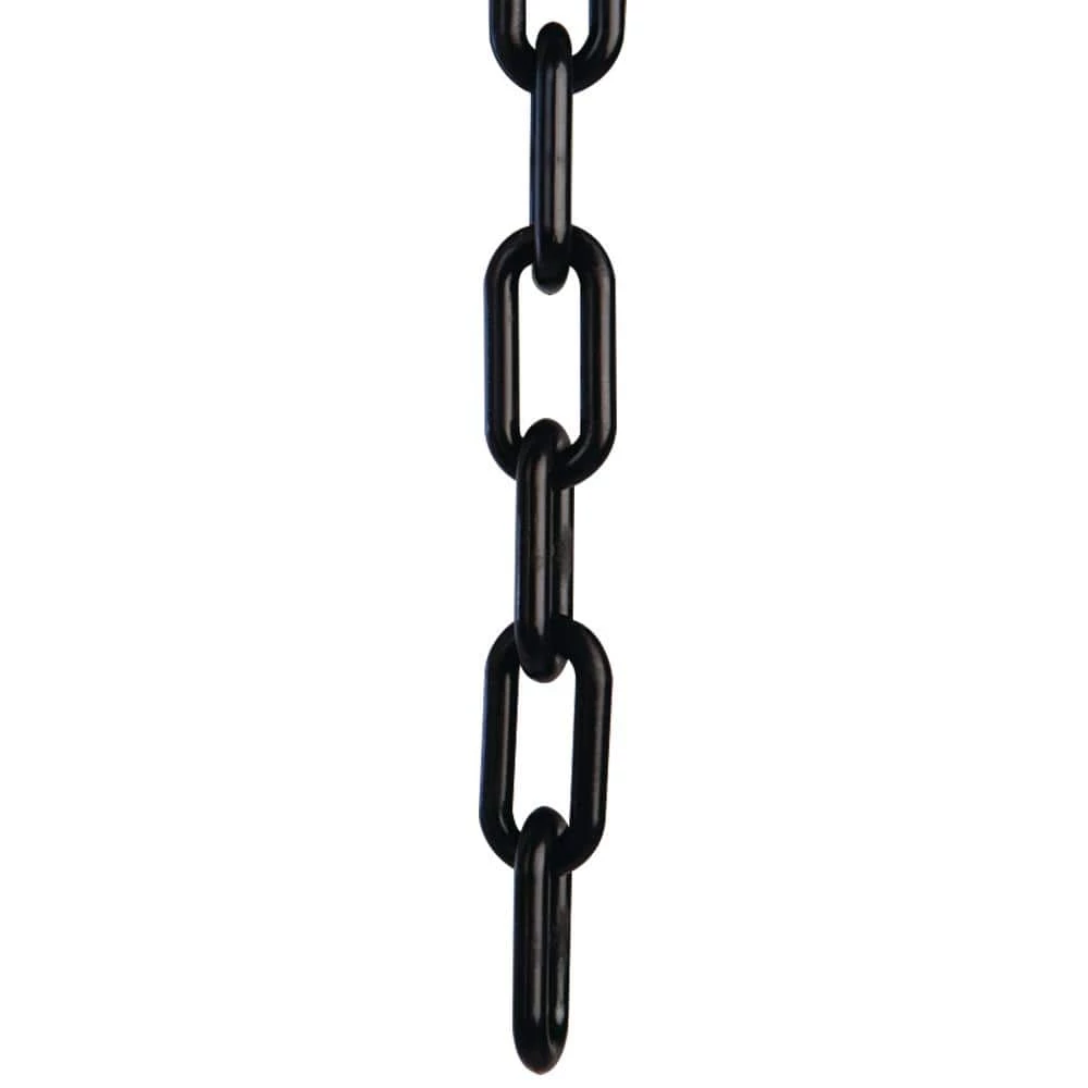 Mr. Chain 1.5 in. (#6, 38 mm) x 50 ft. Black Plastic Chain 3 Mr. Chain 1.5 in. (#6, 38 mm) x 50 ft. Black Plastic Chain