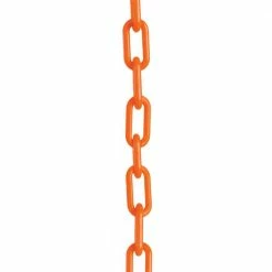 Mr. Chain 1.5 in. (#6, 38 mm) x 25 ft. Safety Orange Plastic Chain