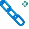Mr. Chain 1.5 in. (#6,38 mm) x 25 ft. Sky Blue Plastic Barrier Chain -Global Door Controls Shop mr chain chain 30024 25 64 1000