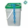 Mr. Chain 1.5 in. (#6,38 mm) x 300 ft. Sky Blue Plastic Barrier Chain in a Pail -Global Door Controls Shop mr chain chain 30024 p 64 1000