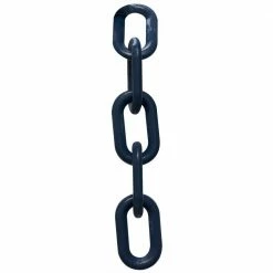 Mr. Chain 1.5 in. (#6, 38 mm) x 25 ft. Cobalt Blue Plastic Chain