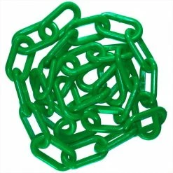 Mr. Chain 1.5 in. (#6, 38 mm) x 200 ft. Reel Green Plastic Chain -Global Door Controls Shop mr chain chain 30104 4f 1000