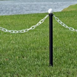 Mr. Chain 2 in. (#8 x 51 mm) x 10 ft. White Plastic Chain -Global Door Controls Shop mr chain chain 50001 10 31 1000