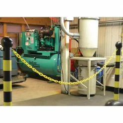 Mr. Chain 2 in. x 100 ft. Yellow Plastic Chain -Global Door Controls Shop mr chain chain 50002 100 4f 1000